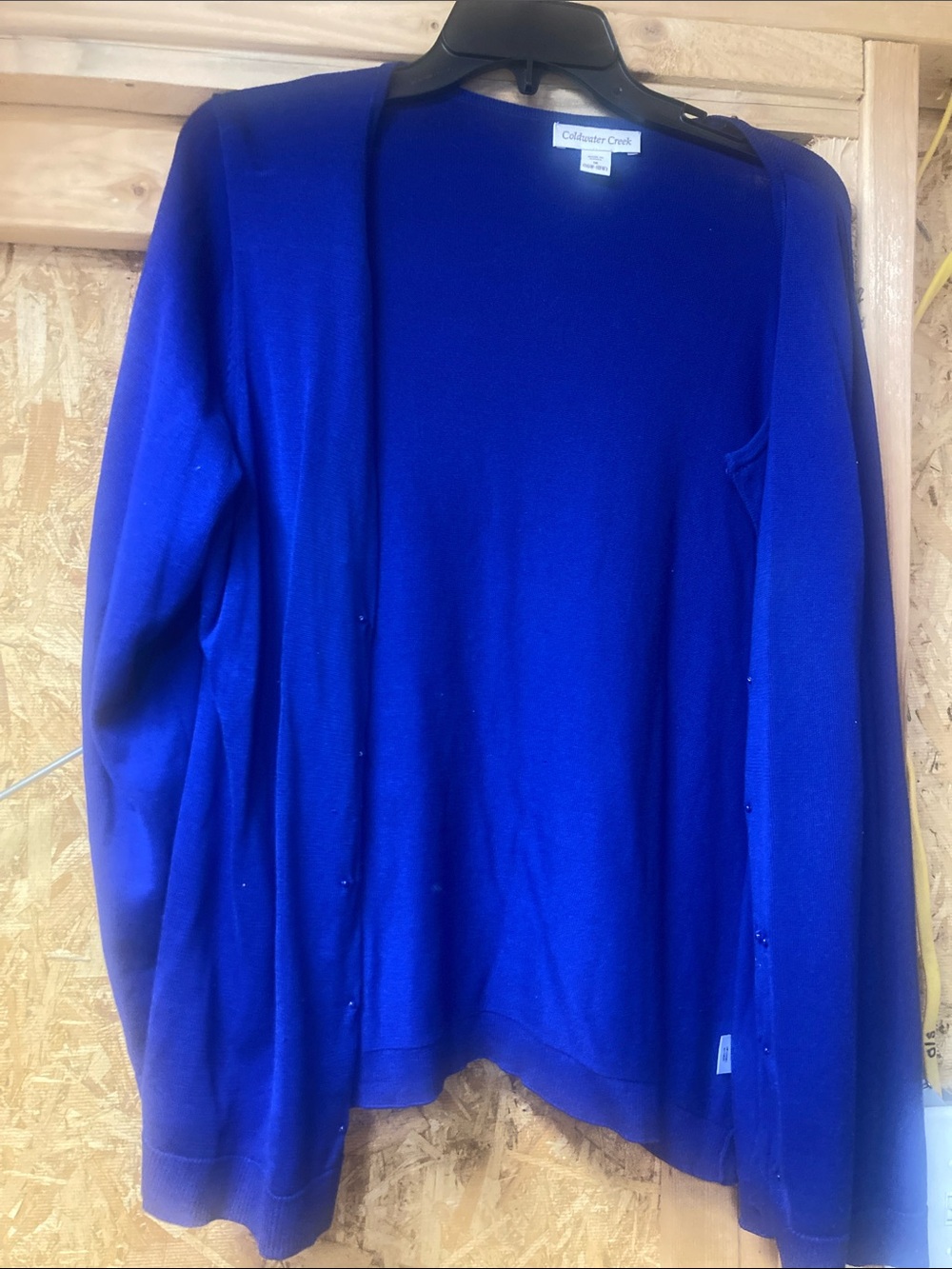 COLDWATER CREEK  cobalt blue sweater